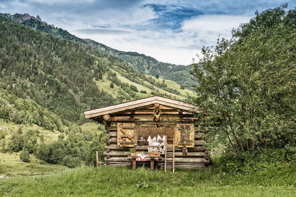 Bauernhofhotel "Die Unterbergerin": Farm Stay with Spa Access in Gastein Dorfgastein Exterior photo